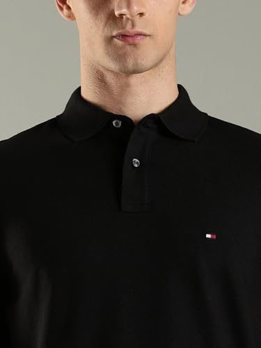 Image of Solid Regular fit Cotton Polo t-Shirt