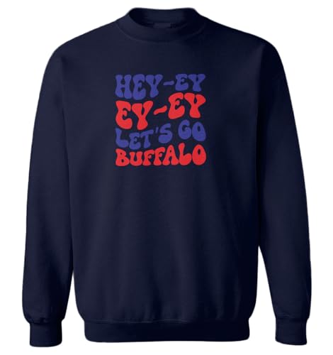 Haase Unlimited Hey-Ey-Ey-Ey Let's Go Buffalo - Song Toddler Fleece Crewneck Sweater