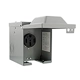 Dumble RV Sub Panel - Electrical Panel Outlet 50 Amp - Power Circuit Breaker Box Weatherproof Breaker Panel for Camper