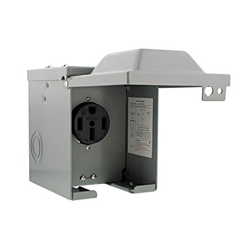 Dumble RV Sub Panel - Electrical Panel Outlet 50 Amp - Power Circuit Breaker Box Weatherproof Breaker Panel for Camper