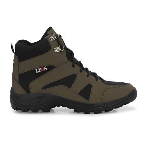 Image of Leo Men's Waterproof Non-Slip Lightweight Outdoor Mid Top Ankle Boots For Men Boots For Men