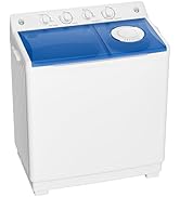 Auertech Set Lavatrice E Asciugatrice Portatile 11,3kg+4,5kg - Completamente Automatico Per Appartamento