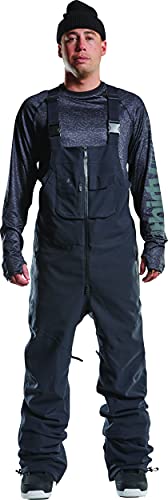 ThirtyTwo Men's TM-3 Snowboarding Bib (Black '22, X-Large)