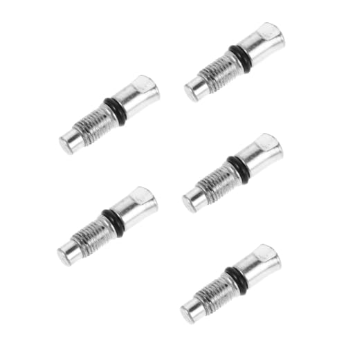 Mobestech 5 Piezas Jack Valvula Antirretorno para Gasolina De Combustible De Línea Accesorios Gasolina De Línea Accesorios Hidraulicos De De Línea Metal Silver