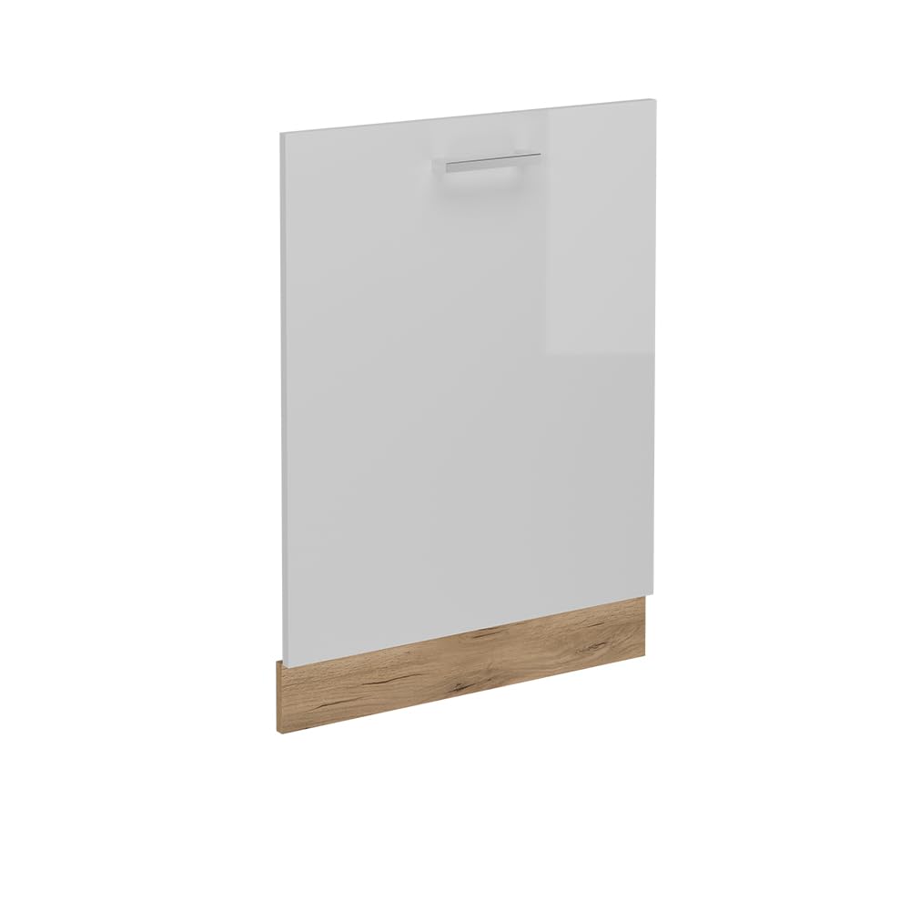 Vicco Frontblende R-Line, Weiß Hochglanz, 60 cm ohne Arbeitsplatte, zur freien Kombination innerhalb modularer Küchensysteme