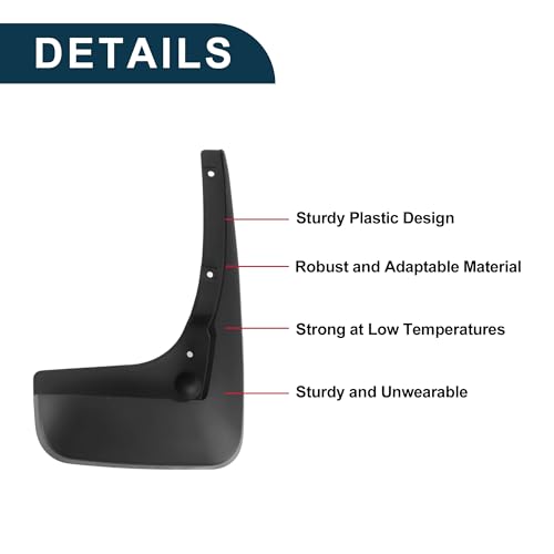 Image of Mud Flaps Splash Guards for Toyota Prius XW20 20 Sports Edition 2004-2009 with Rear Surround Front & Rear Mud Guards W /Mount Accessories