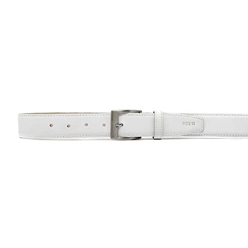 Cinto Masculino Em Couro Cor Branco 031 (150)