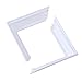 MLWSKERTY Easily Clip Post Trim 4x4Inches White Skirts for Deck and Porch Post Base Post Skirt No Tool Required (4Pcs)