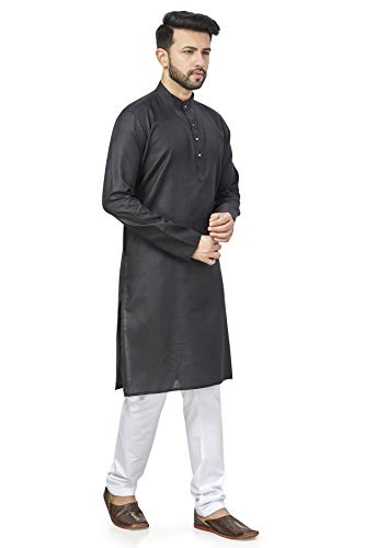 Image of BE ACTIVE Linen Blend Solid Pattern Trendy Comfortable Stylish Full Sleeve Kurta Men's Ethnic Wear