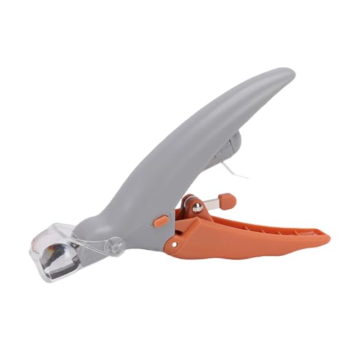 HEEPDD LED Light Pet Nail Clipper, 5X Magnification Nail Cutter with Transparent Trapper and Non Slip Ergonomic Handle for Cats Dogs Rabbits Hamsters and Small Pets