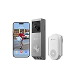 EZVIZ – EZVIZ EP3x Pro + Chime WLAN Video Türklingel mit Kamera, 3MP