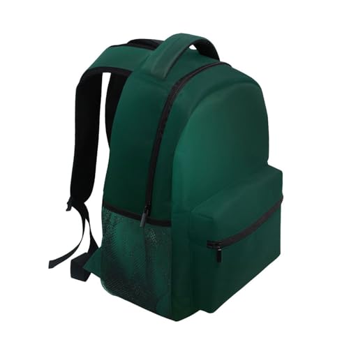 Sac à dos Hunter vert uni imperméable pour ordinateur avec de multiples poches - 2