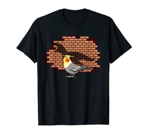 Roaring Cool Cockatiel lovers rex dinosaurio mujer Camiseta