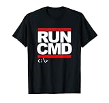 Run CMD T Shirt Computer Nerd T Shirt T-Shirt
