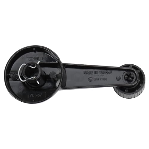 Image of TRQ Window Crank Handle Set Black Compatible with 85-93 Chevrolet GMC 91-93 Oldsmobile GM1354103