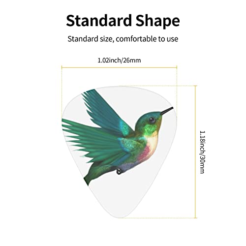 Pack de 12 médiators A Hummingbird médiators pour guitare électrique guitare acoustique diverses guitares - Les Beatles, Paul McCartney, John Lennon, RIngo Starr, George Harrison Pack de 12 médiators A Hummingbird médiators pour guitare électrique guitare acoustique diverses guitares – Image 4