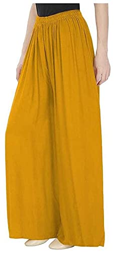 GIRLYZ Attire Women's Latest Trendy Stylish and Fashionable Designer Casual Palazzo for Women 100% Rayon Fabric Collection (Free Size)-image-44