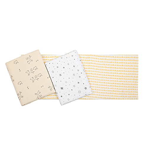 PAPI DESDE 1974 Cueiro Flanel Papi Compose Estampado Para Bebê 80Cm X 50Cm Contém 03 Un