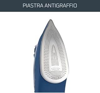 Rowenta Ferro da Stiro Effective DX1636, Potenza 2400W, Emissione Vapore fino a 40 g/Minuto, Colpo Vapore 120 g/Minuto, con Serbatoio dell'Acqua e Piastra Antigraffio, per Risultati Duraturi