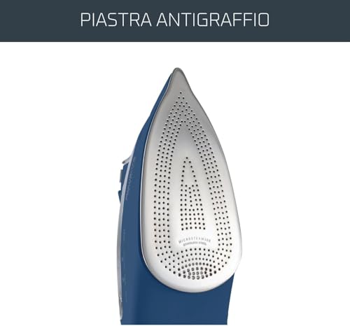 Rowenta Ferro da Stiro Effective DX1636, Potenza 2400W, Emissione Vapore fino a 40 g/Minuto, Colpo Vapore 120 g/Minuto, con Serbatoio dell'Acqua e Piastra Antigraffio, per Risultati Duraturi - Immagine 3