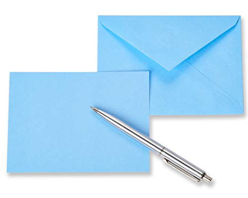 American Greetings Blank Note Cards With Envelopes, Kraft, Red, Green And Blue (200-Count) #TOP5