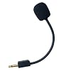 Replacement Microphone Compatible with Razer BlackShark V2,V2 Pro Gen 1,V2 SE Wireless Gaming Headset for PS4 PS5 Xbox One Series Computer PC Noise Isolation Mic with Windscreen,3.5mm Black