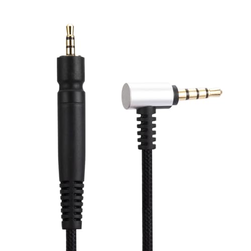 GAME ONE GAME ZERO PC 373D GSP 350 Replacement Audio Cable, Compatible with Sennheiser Headphones, 3.5mm to 2.5mm Male Stereo Jack Cord, 4 Ft (1.2 meters), no Inline Mic/Remote Control, Black