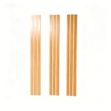 Kit 40 Painéis Ripados Decorativos MDF 90x11cm Autocolantes Revestimento de Parede Interno (20 PLACAS 90x11,Freijó)