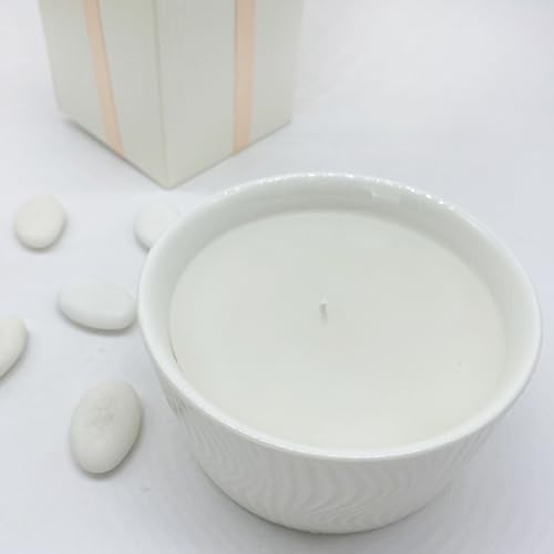 Doni Bomboniere Wedding 4 Piece Candle Holder with Scented Candle in Gift Idea Candles Anniversary First Communion Holy Confirmation Useful Participations 50 ° 25 ° Original Ideas Economic Elegant