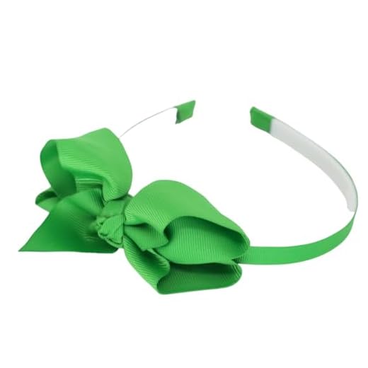 Tiara Infantil Arquinho de Cabelo com Laço Boutique (Verde)