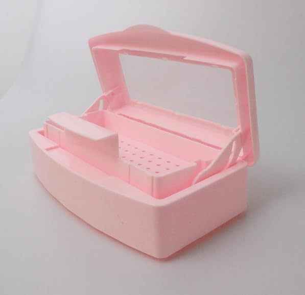 Nail Tool Steriliser Box, Plastic Sterilization Tray for Tweezer Eyelash Extensions, Hair Salon, Spa, Nail Implement - Image 4