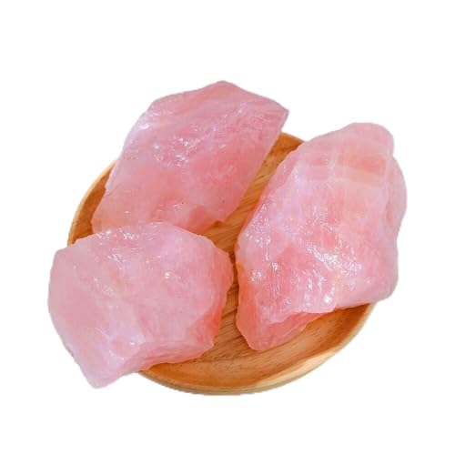 Quartz rose brut 1kg de pierres naturelles irrégulières en vrac pour collection