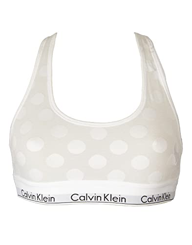 Brassière Calvin Klein Underwear Modern Cotton à pois taille S