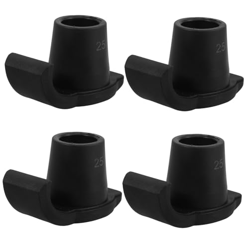 COLLBATH 4pcs Walker Skis Glides Sliders for Senior Walker Accessories Anti-Slip Mats for Ski Glides