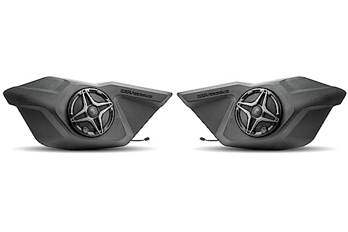 Image of SSV Works RZ5-DF65A 2020-2023 Polaris RZR 6.5 inch Front Door Speakers Pods w for RZR Pro XP, Pro R & Turbo R (RZ5-DF65A)
