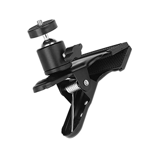 PRENKIN Herramienta de Cabeza Clamp Pinza trípode Potente Nivel Multifuncional Abrazadera del Soporte de 1/4" Grip Adaptador de Montaje Cover