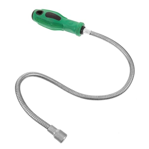 VICASKY Flexible Magnetic Pickup Tool Green and Black Handle – Magnet on a Stick for Retrieving Nuts, Screws, and Small Metal Parts, Portable Handy Tool for Mechanics and DIY Use