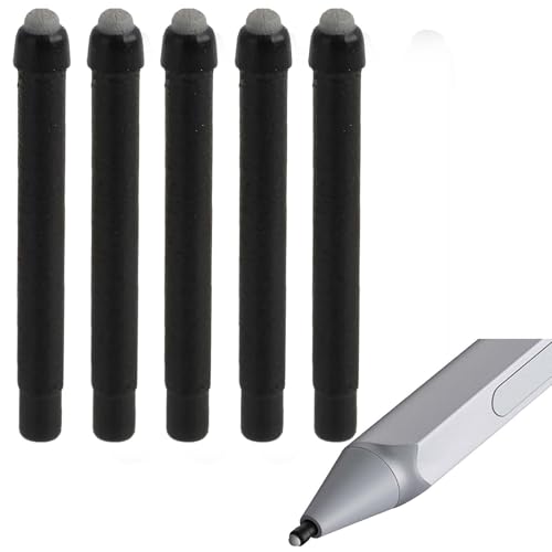 5 Pièces de Pointe Stylu pour Stylet Microsoft Surface, Stylus avec Pointes de Remplacement, Poignée du Slim Pen (Paquet de 5)