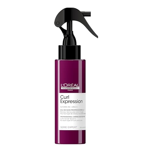 L'OREAL PROFESSIONNEL - Spray Raviveur de Boucles Sans Rinçage - Cheveux Bouclés, Frisés & Crépus - Leave-In Sans Silicone - Réactive & Définit les Boucles - 250 ml