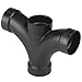 NIBCO 5835BR 2X11/2X2X2 Hub Double Fix Tee ABS