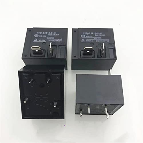 Relais de puissance HJQ-15F-2-SH-12VDC T91-1A 30A 4 broches pour circuits électroniques
