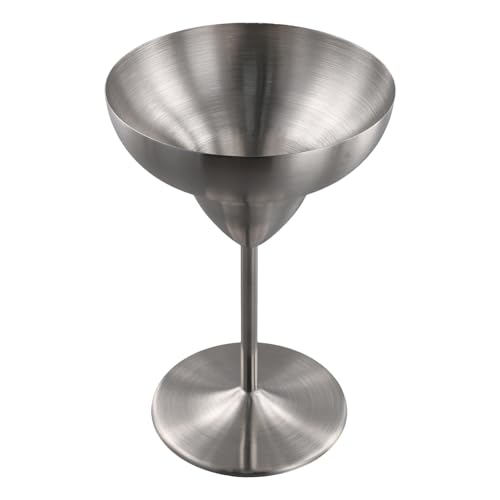 DINESA Vasos de acero inoxidable con aislamiento de martín (284 ml), doble pared aislada, copas de vino para fiestas y vacaciones