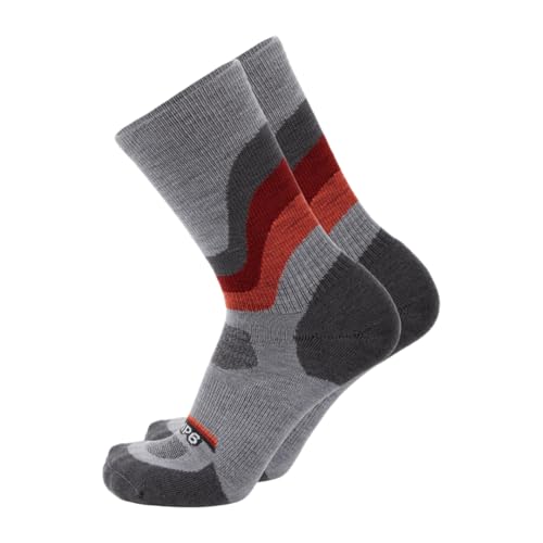 Image of GRIP6 Crew Socks - Merino Wool Socks Made in the USA, Lightweight Wool Hiking Socks, Crew Socks for Men and Women