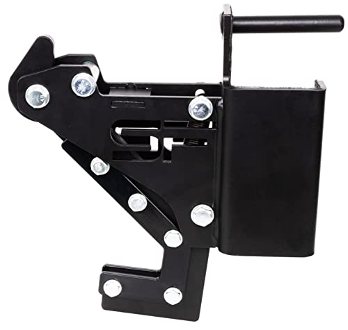 Signature Fitness Adjustable Monolift Attachment - Fits 3 X 3 Power Rack Cage With 5/8 Inch Holes Strength Training, Black #TOP1