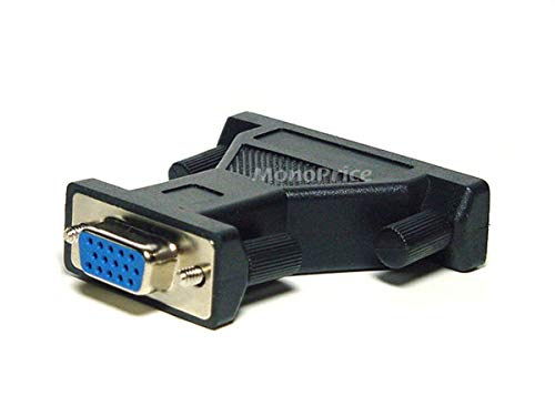 Adaptador Monoprice 13W3 Macho a HD15 Hembra VGA miniatura 3