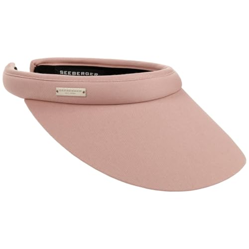 Seeberger Visor Azalee de algodón para mujer, protección solar, antideslumbrante, para mujer, con visera, verano, primavera-verano, talla única, rosa viejo