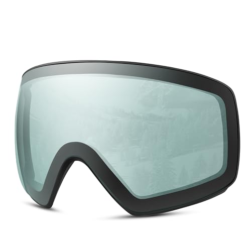 OutdoorMaster Ski Goggles Horizon Replacement Lens, Magnetic Easy Lens Swap, Anti-fog, Wide Feild of Vision