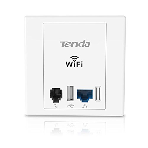 Tenda W6 Energía sobre Ethernet (PoE)   Punto de Acceso (300 Mbit/s, IEEE 802.11b,IEEE 802.11g,IEEE 802.11n,IEEE 802.3af, 12 Usuario(s), BPSK,DSSS,OFDM,QAM,QPSK, 18 dBmW, FCC/CE/Rohs)