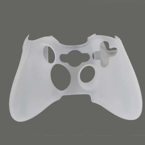 Silicone Soft Protective Skin Case Cover for Xbox 360 Controller, Clear