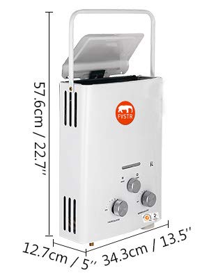 Scaldabagno senza serbatoio Propano 6L Scaldabagno...